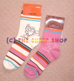 Nici Sheep Socks - Pink Large